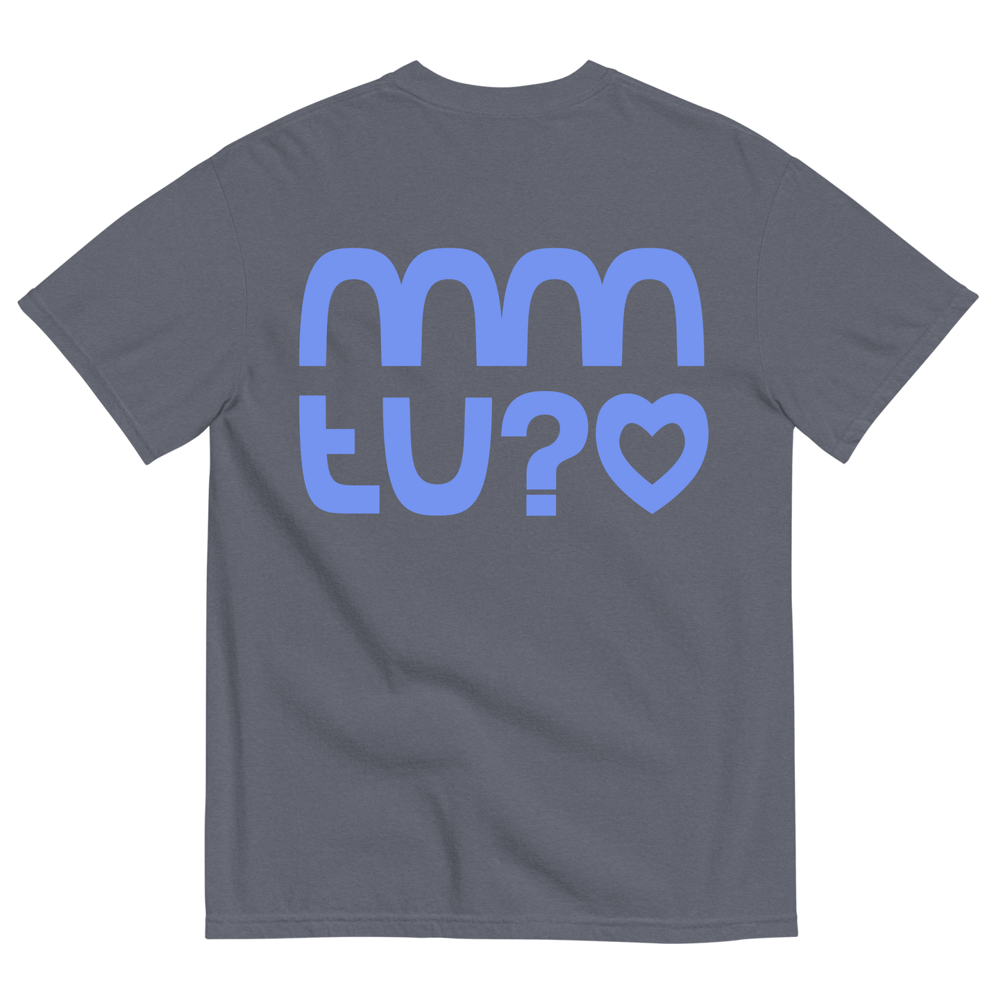 TEE LOGO BLEU DOUX #01 | MMTU?<3