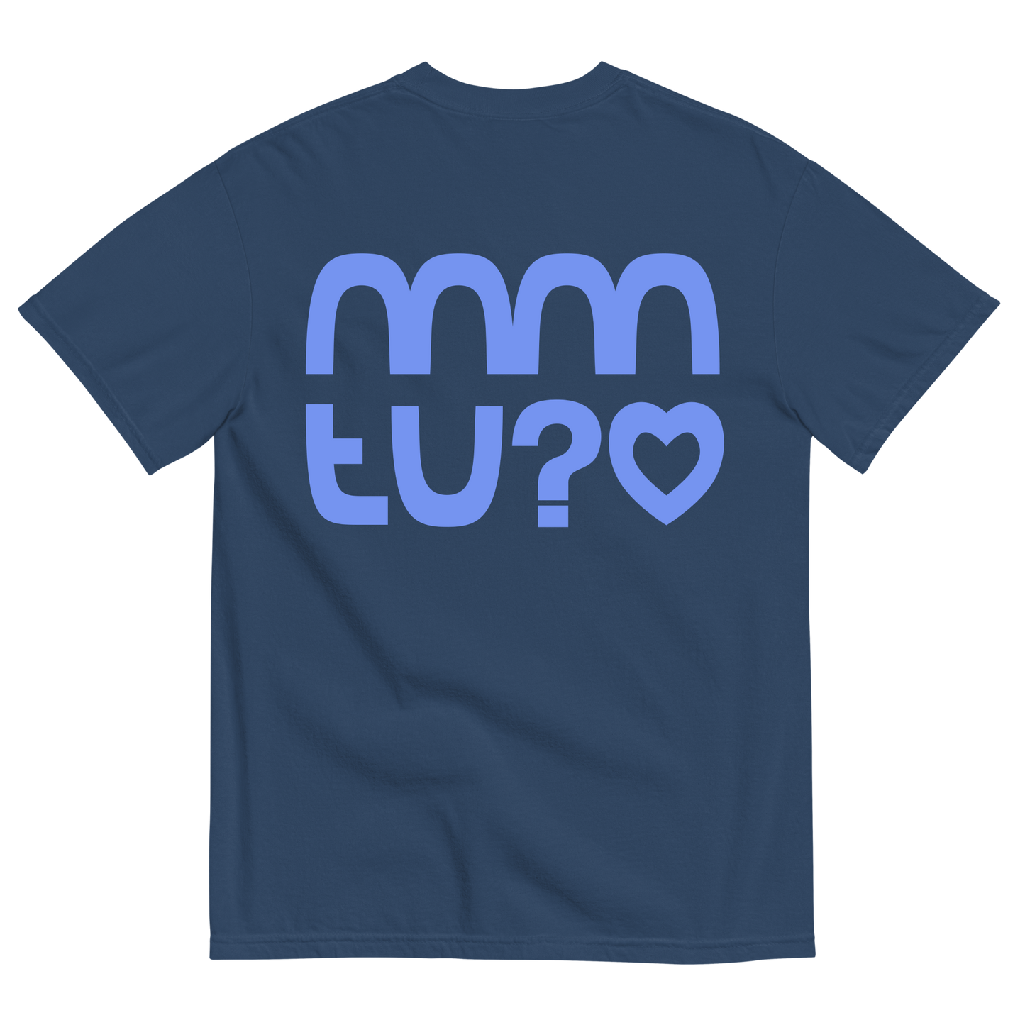 TEE LOGO BLEU DOUX #02 | MMTU?<3