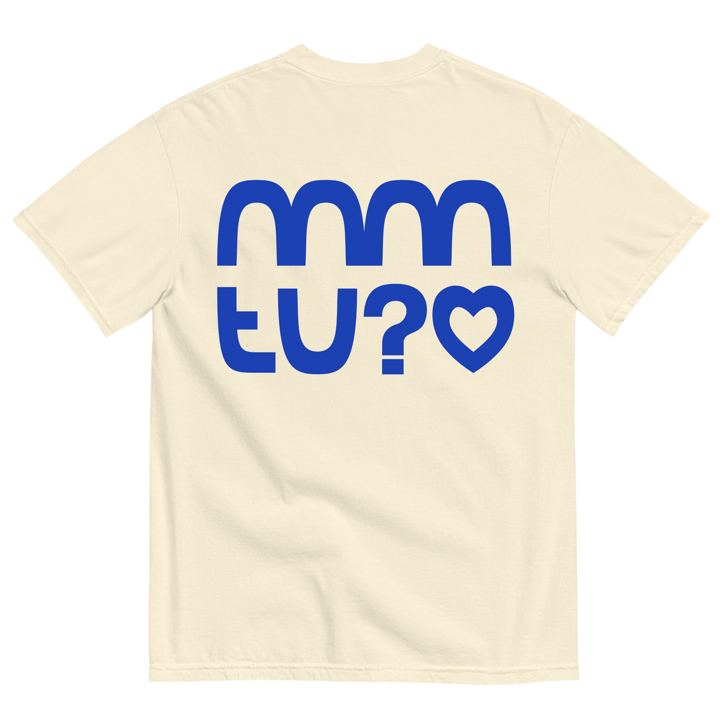 TEE LOGO BLEU ELECTRIQUE #01 | MMTU?<3