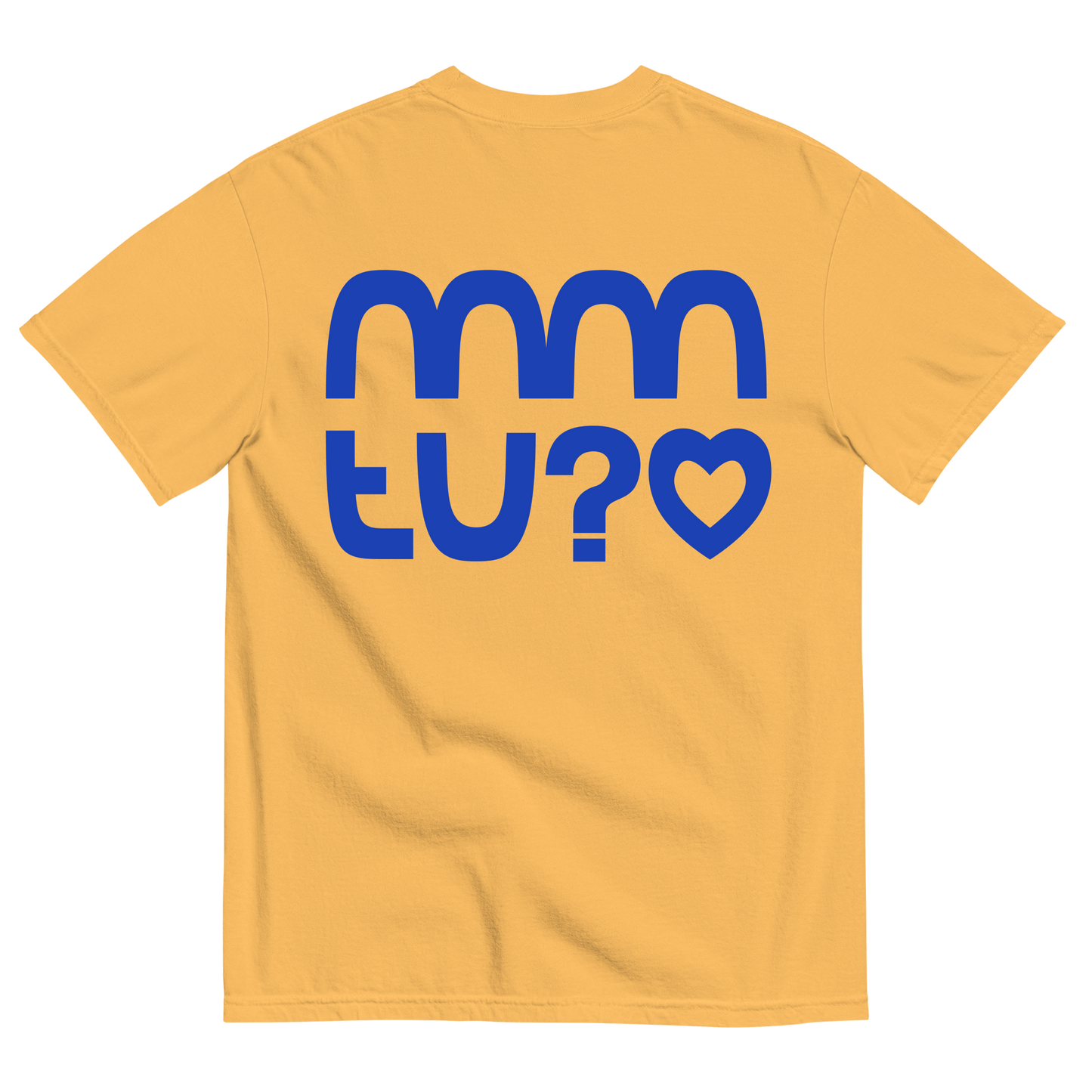 TEE LOGO BLEU ELECTRIQUE #02 | MMTU?<3