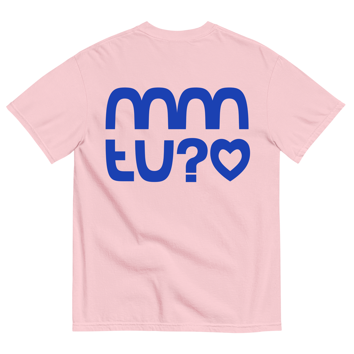 TEE LOGO BLEU ELECTRIQUE #03 | MMTU?<3