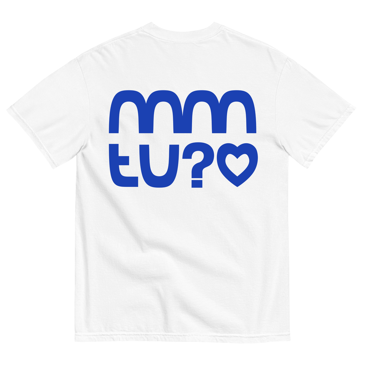 TEE LOGO BLEU ELECTRIQUE #04 | MMTU?<3