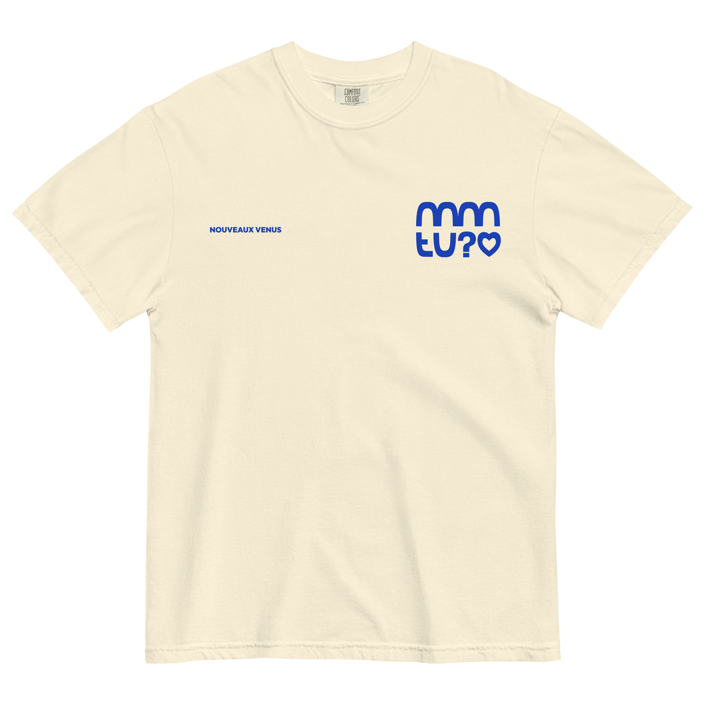 TEE LOGO BLEU ELECTRIQUE #01 | MMTU?<3