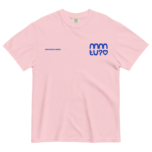 TEE LOGO BLEU ELECTRIQUE #03 | MMTU?<3