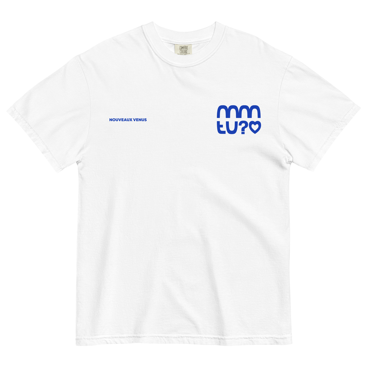 TEE LOGO BLEU ELECTRIQUE #04 | MMTU?<3