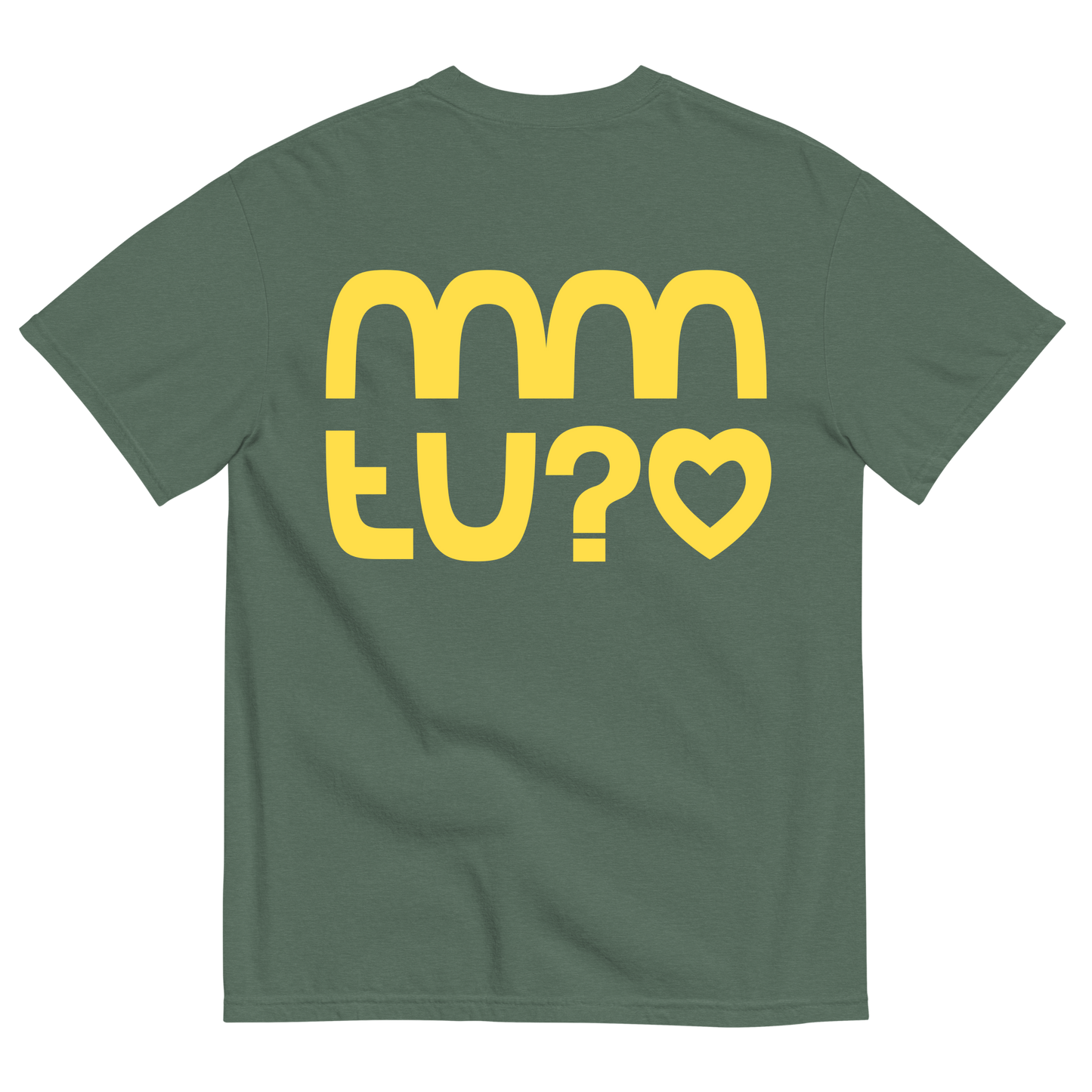 TEE LOGO JAUNE #01 | MMTU?<3