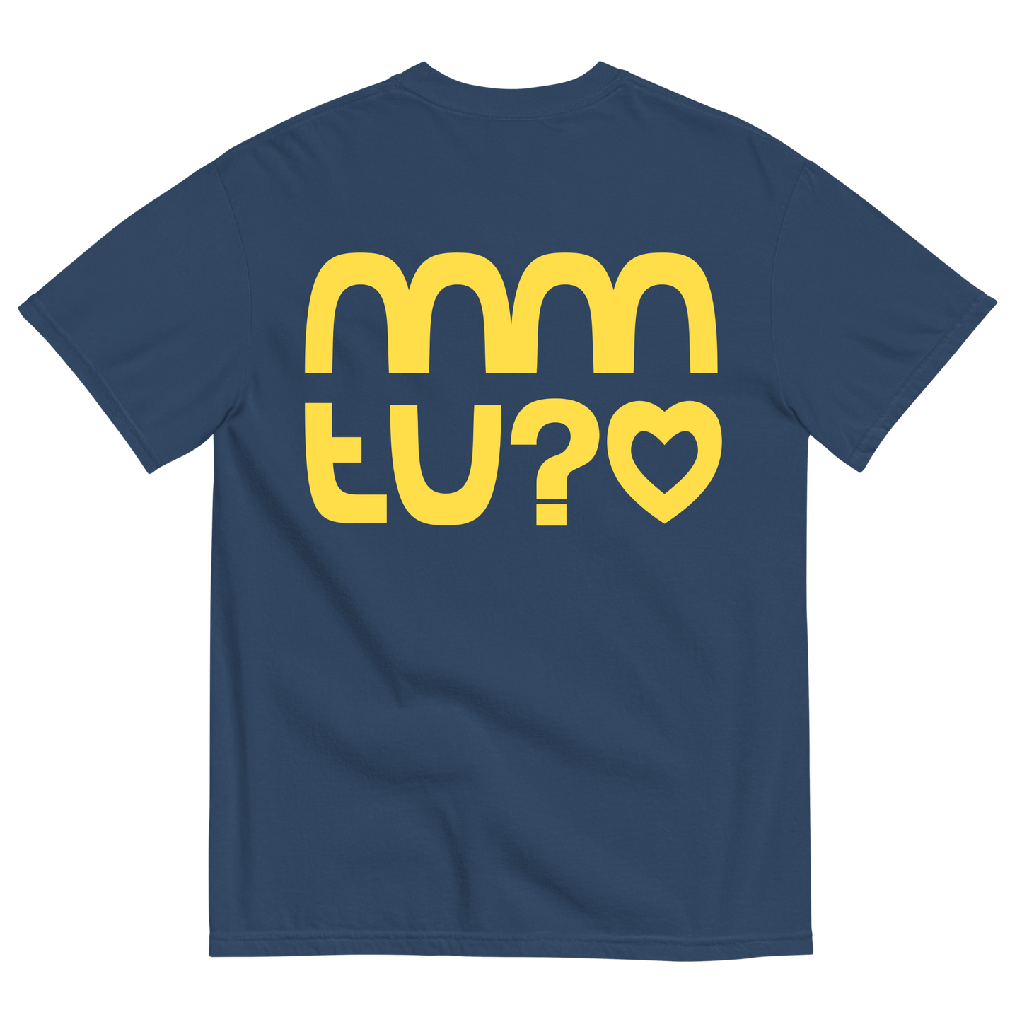 TEE LOGO JAUNE #02 | MMTU?<3