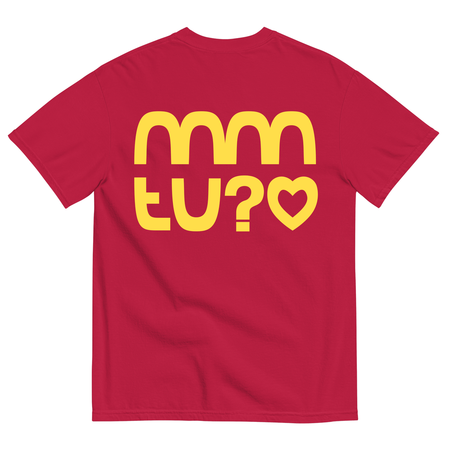 TEE LOGO JAUNE #03 | MMTU?<3