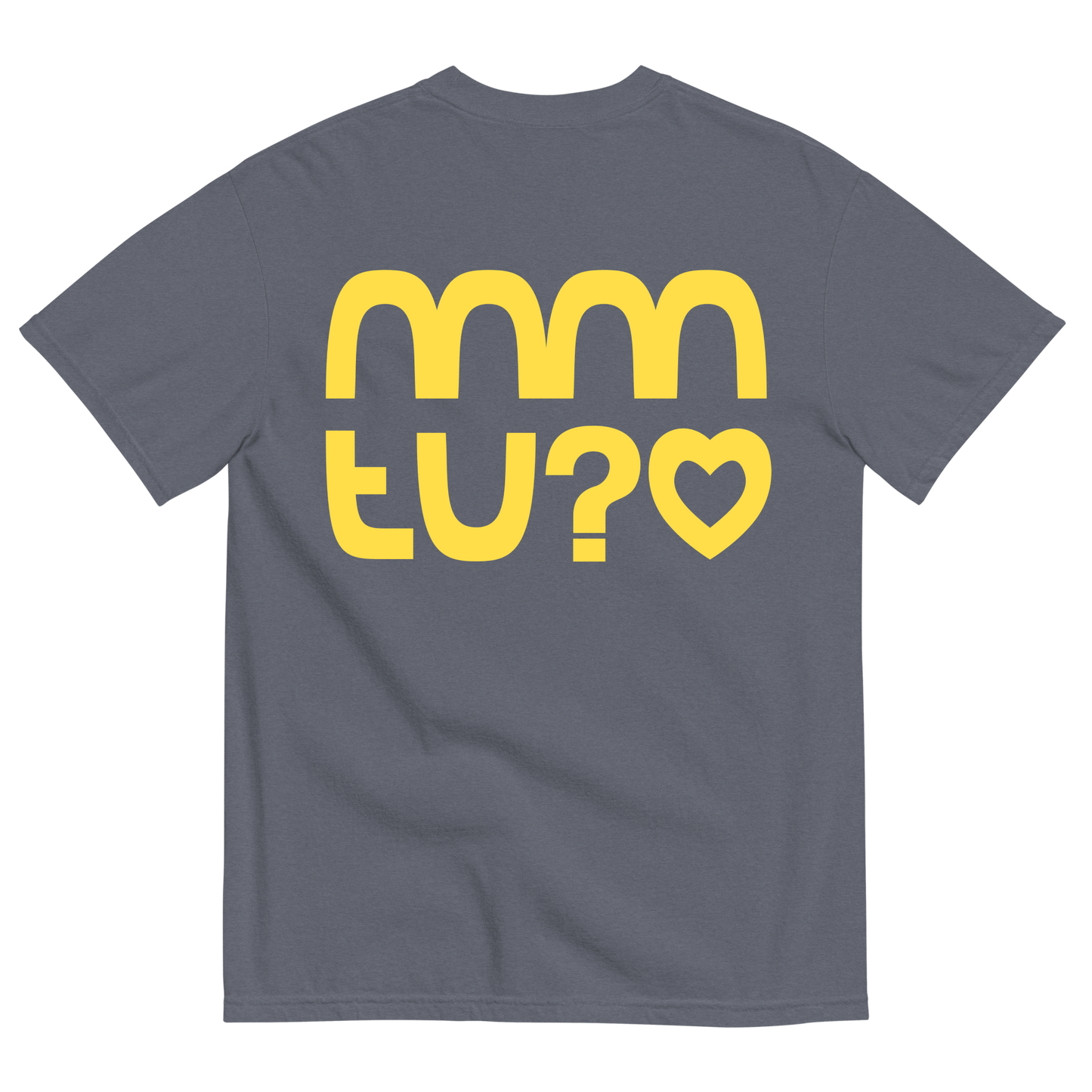 TEE LOGO JAUNE #04 | MMTU?<3