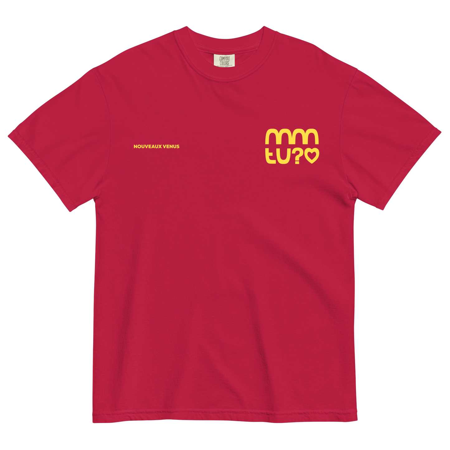 TEE LOGO JAUNE #03 | MMTU?<3