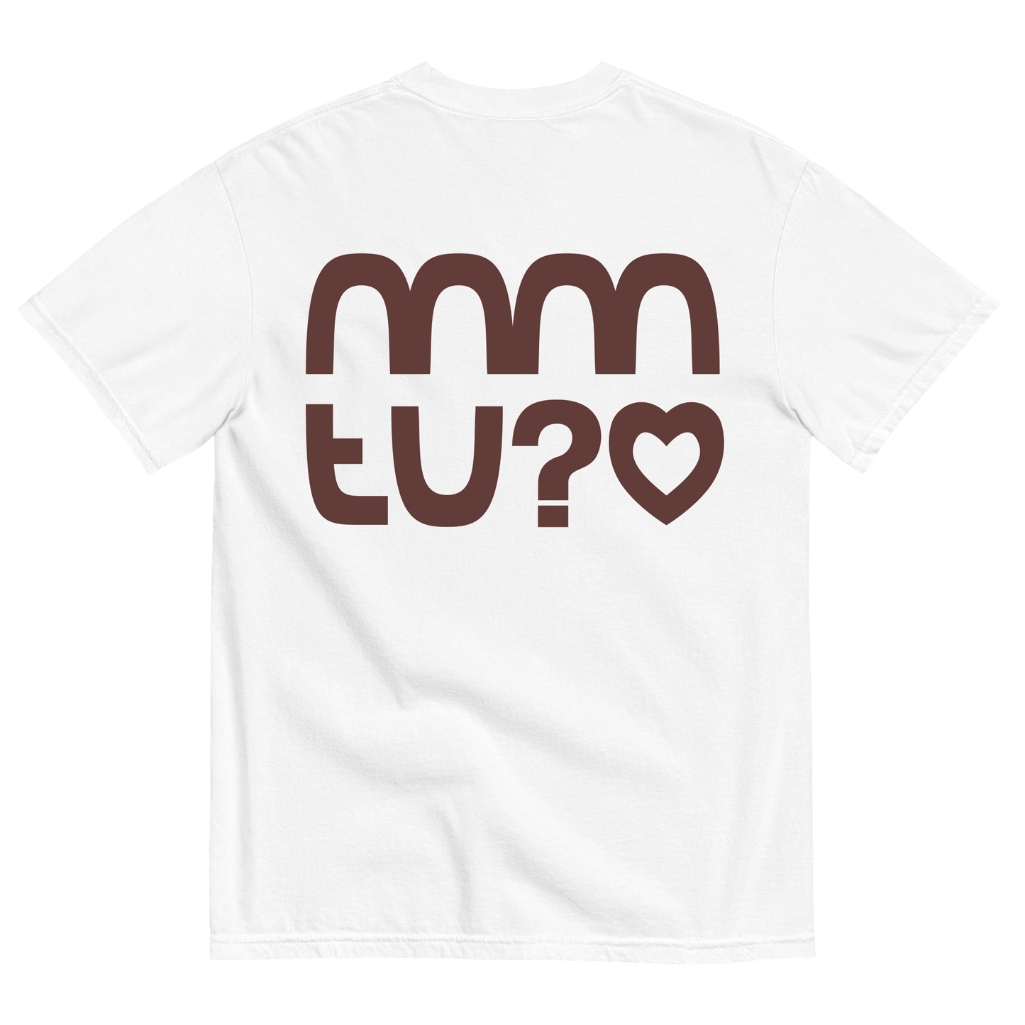 TEE LOGO MARRON #02 | MMTU?<3