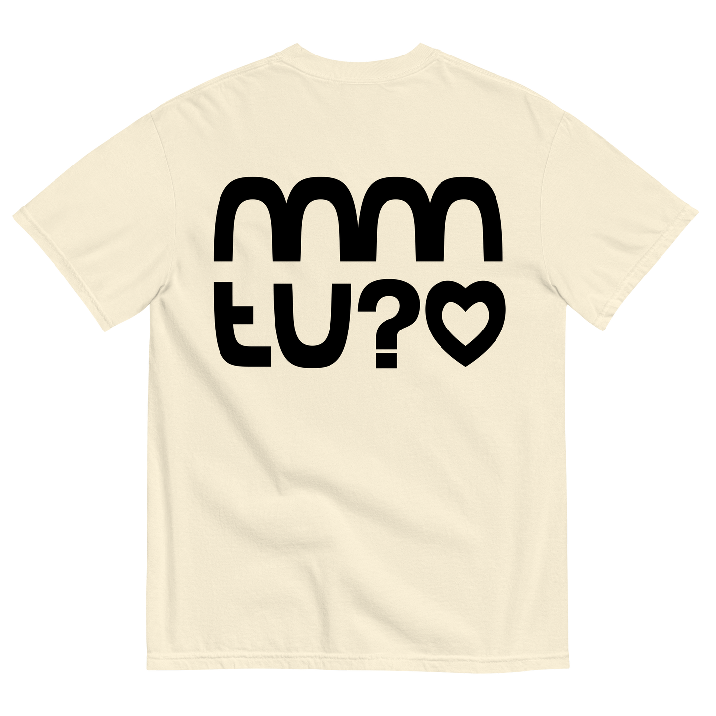 TEE LOGO NOIR #01 | MMTU?<3