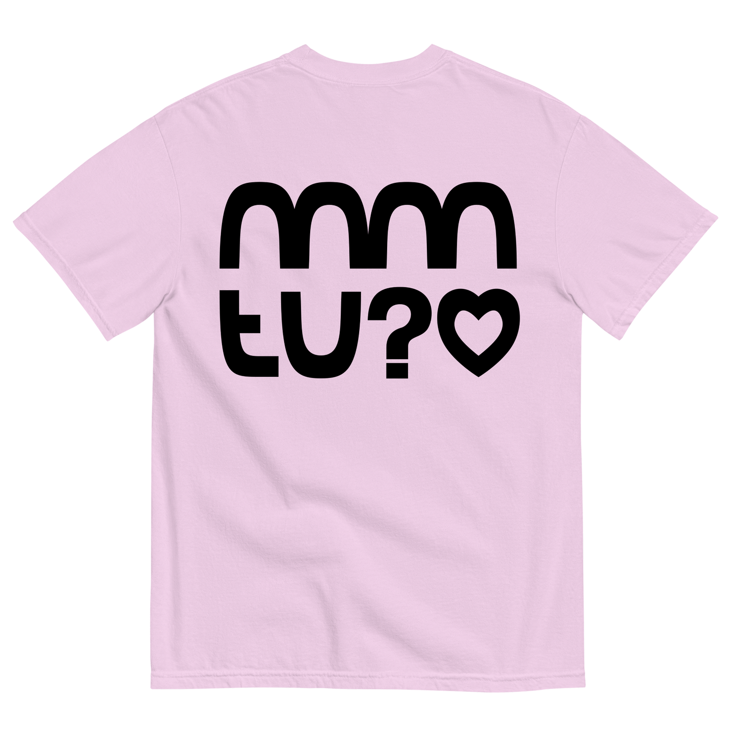 TEE LOGO NOIR #05 | MMTU?<3