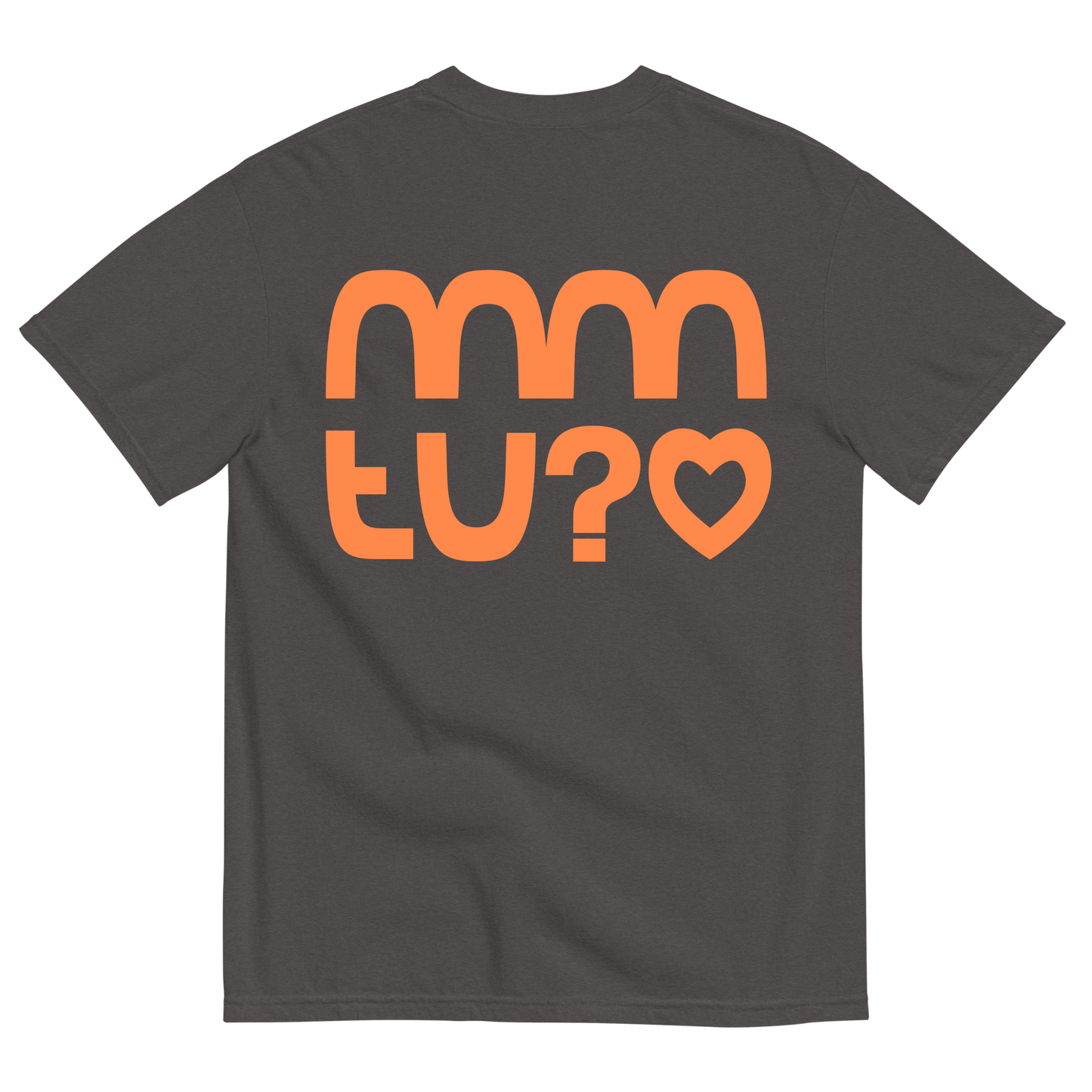 TEE LOGO ORANGE #03 | MMTU?<3