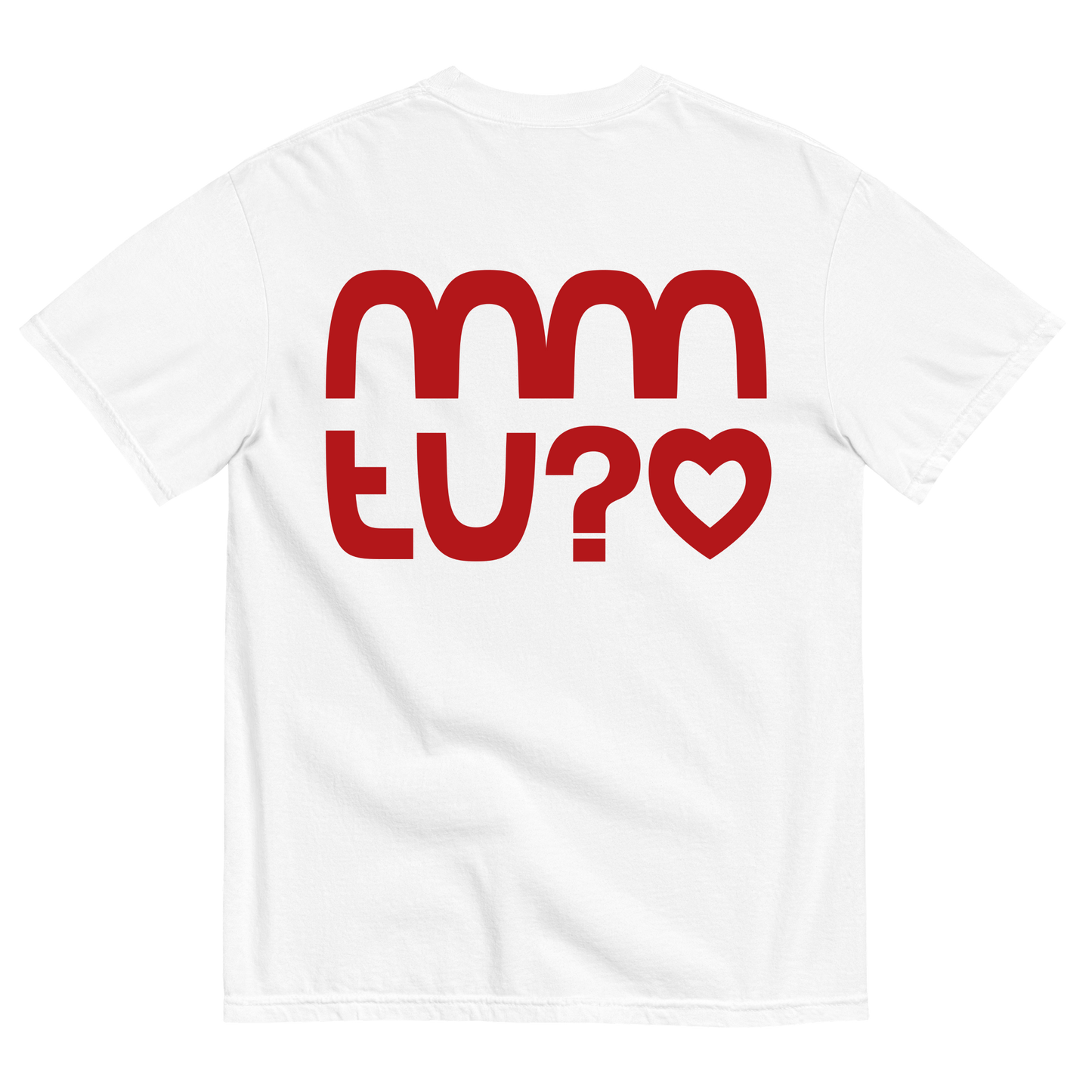 TEE LOGO ROUGE #03 | MMTU?<3