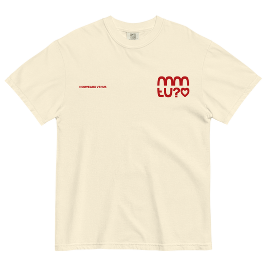 TEE LOGO ROUGE #01 | MMTU?<3