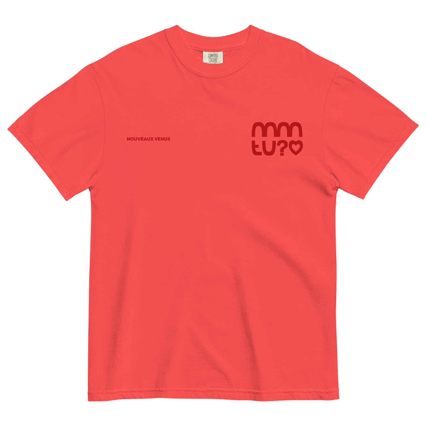 TEE LOGO ROUGE #02 | MMTU?<3