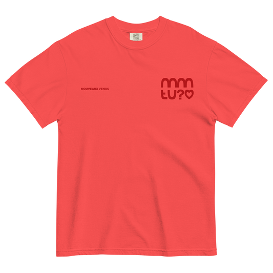 TEE LOGO ROUGE #02 | MMTU?<3