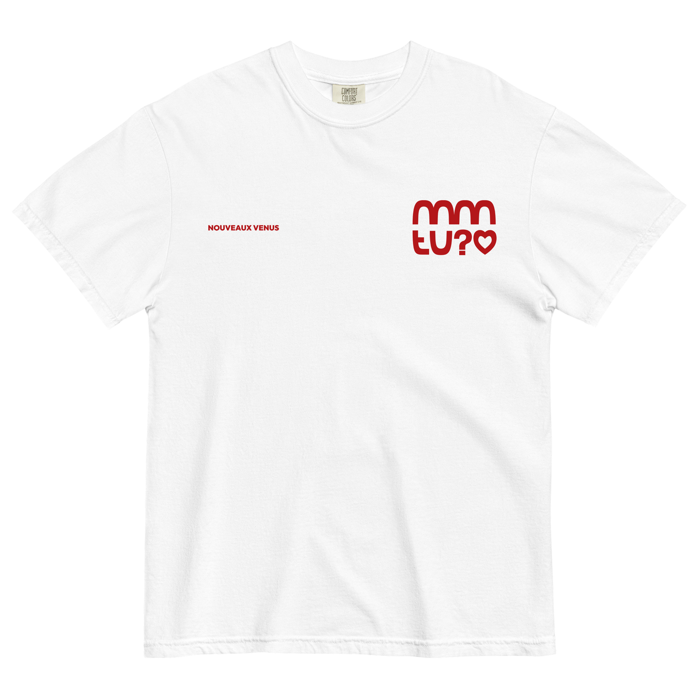 TEE LOGO ROUGE #03 | MMTU?<3